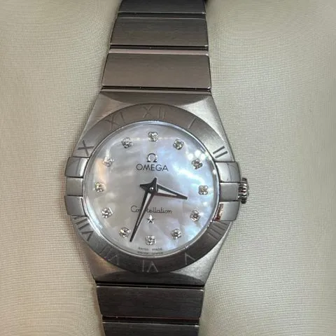 Omega Constellation 123.10.27.60.55.001 27mm Steel Mother-of-pearl