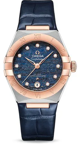 Omega Constellation 131.23.29.20.99.003 29mm Gold/steel Blue