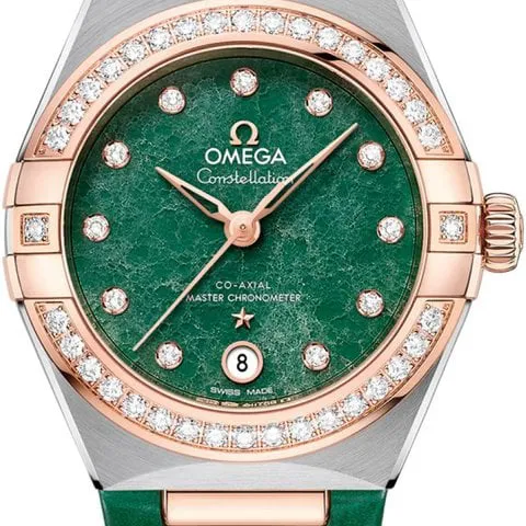 Omega Constellation 131.28.29.20.99.001 29mm Gold/steel Green