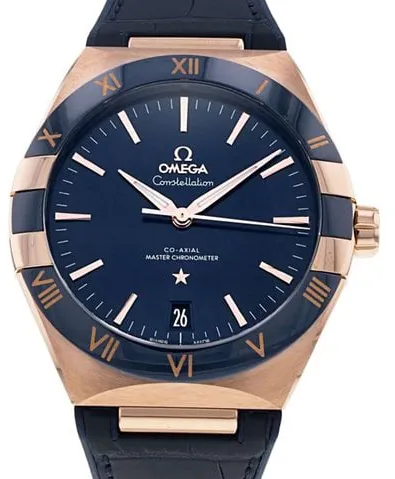 Omega Constellation 131.63.41.21.03.001 nullmm Rose gold Blue