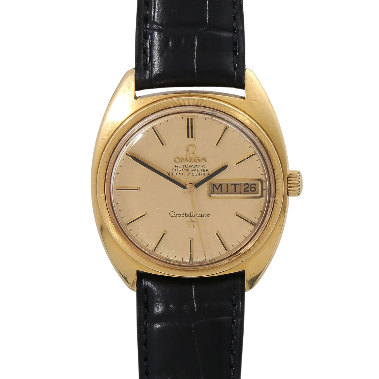 Omega Constellation 168.019 Yellow gold Champagne