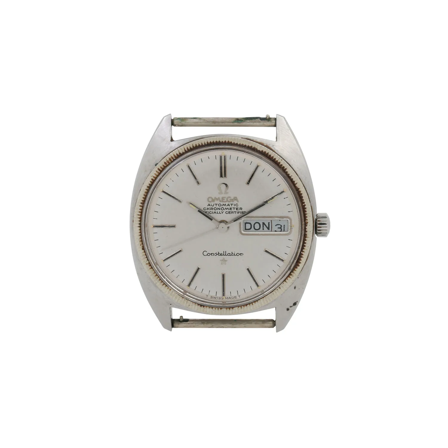 Omega Constellation Day-Date 34mm Stainless steel Silver