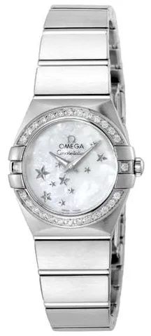 Omega Constellation Quartz 123.15.24.60.05.003 24mm Stainless steel White