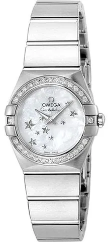 Omega Constellation Quartz 123.15.24.60.05.003 24mm Stainless steel White