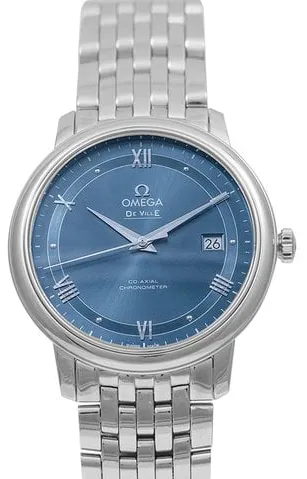 Omega De Ville 424.10.40.20.03.002 39.5mm Stainless steel Blue