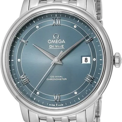 Omega De Ville 424.10.40.20.03.002 39.5mm Stainless steel Blue