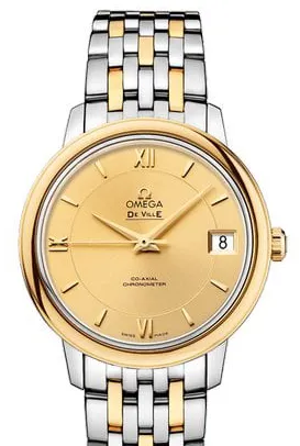 Omega De Ville 424.20.33.20.08.001 32.5mm Yellow gold and Stainless steel Yellow