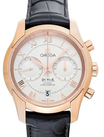 Omega De Ville Co-Axial 431.53.42.51.02.001 42mm Rose gold Silver