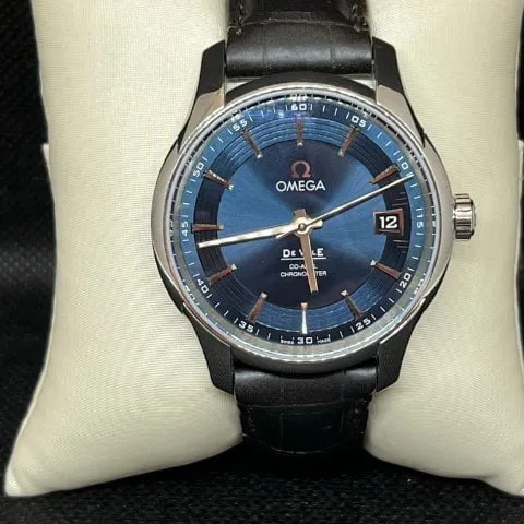 Omega De Ville Hour Vision 431.33.41.21.03.001 41mm Stainless steel Blue