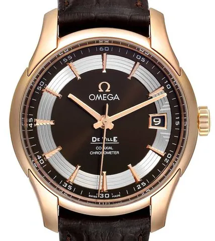 Omega De Ville Hour Vision 431.63.41.21.13.001 41mm Rose gold Brown