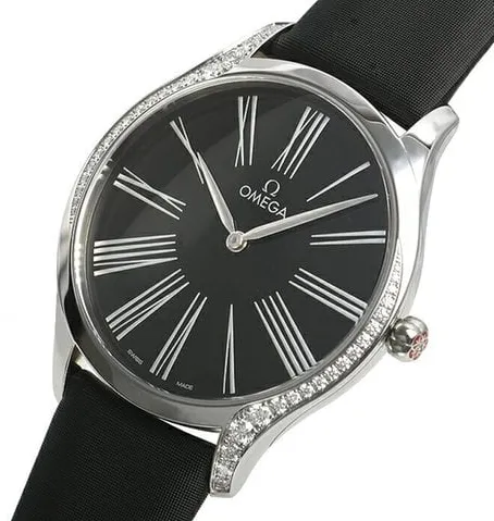 Omega De Ville 428.17.39.60.01.001 39mm Stainless steel Black