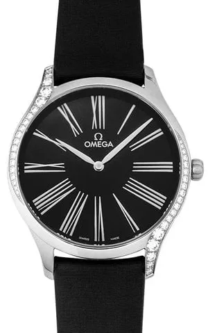 Omega De Ville 428.17.39.60.01.001 39mm Stainless steel Black