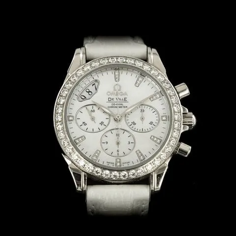 Omega De Ville Co-Axial 42258355055002 35mm White gold