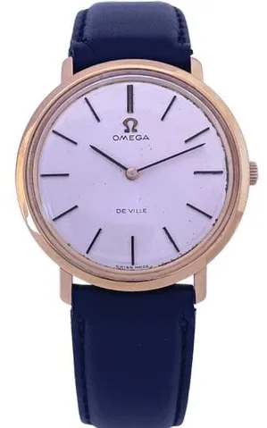 Omega De Ville 111067 38mm Yellow gold White