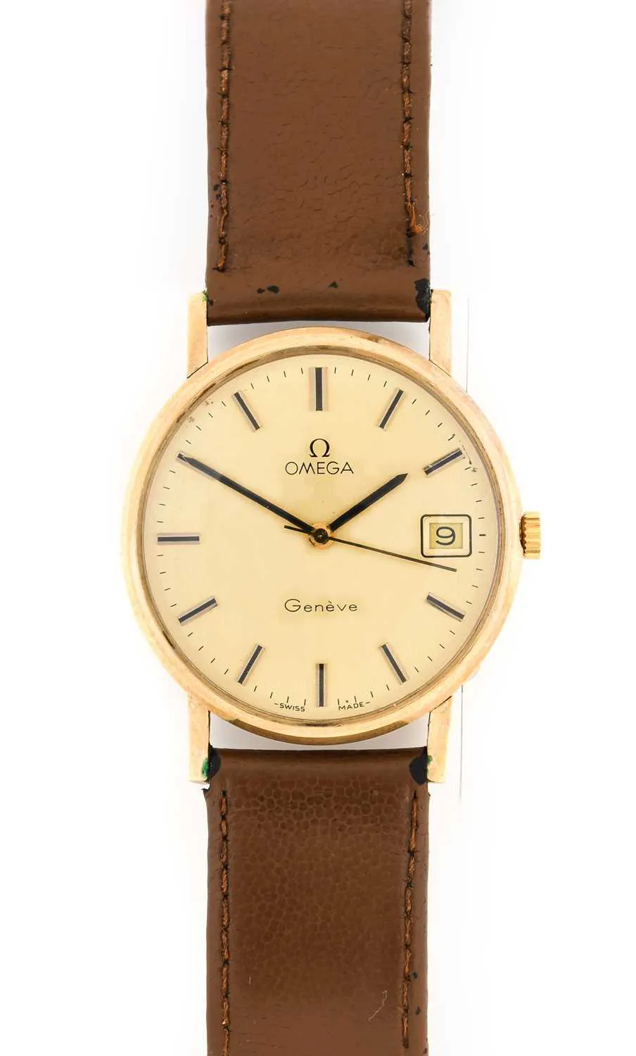 Omega Genève 33mm Yellow gold Champagne