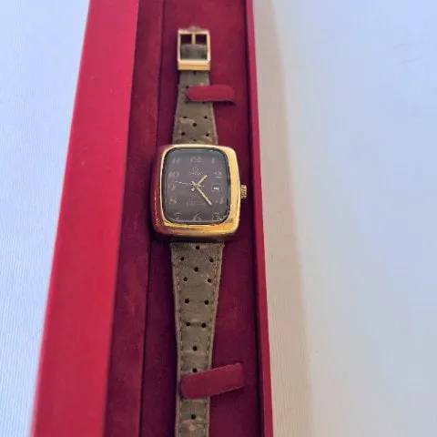 Omega Genève nullmm Steel Bordeaux