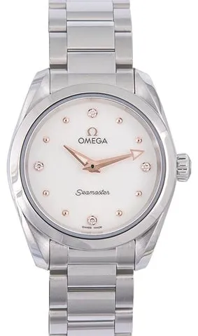 Omega Aqua Terra 220.10.28.60.54.001 28mm Stainless steel White