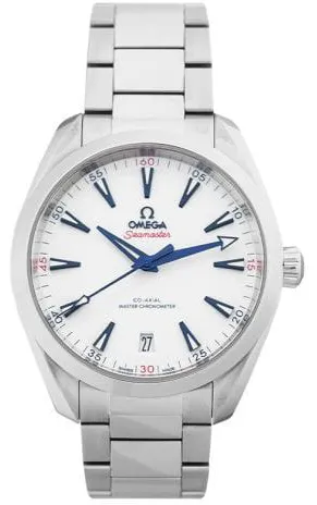 Omega Aqua Terra 522.10.41.21.04.001 41mm Stainless steel White