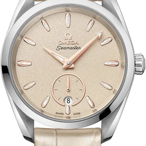 Omega Aqua Terra 220.13.38.20.09.001 38mm Stainless steel Beige