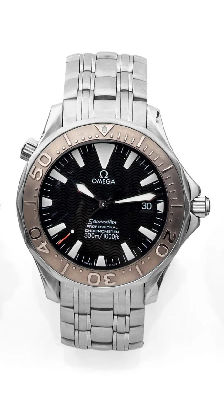 Omega Seamaster 40mm Stainless steel Black