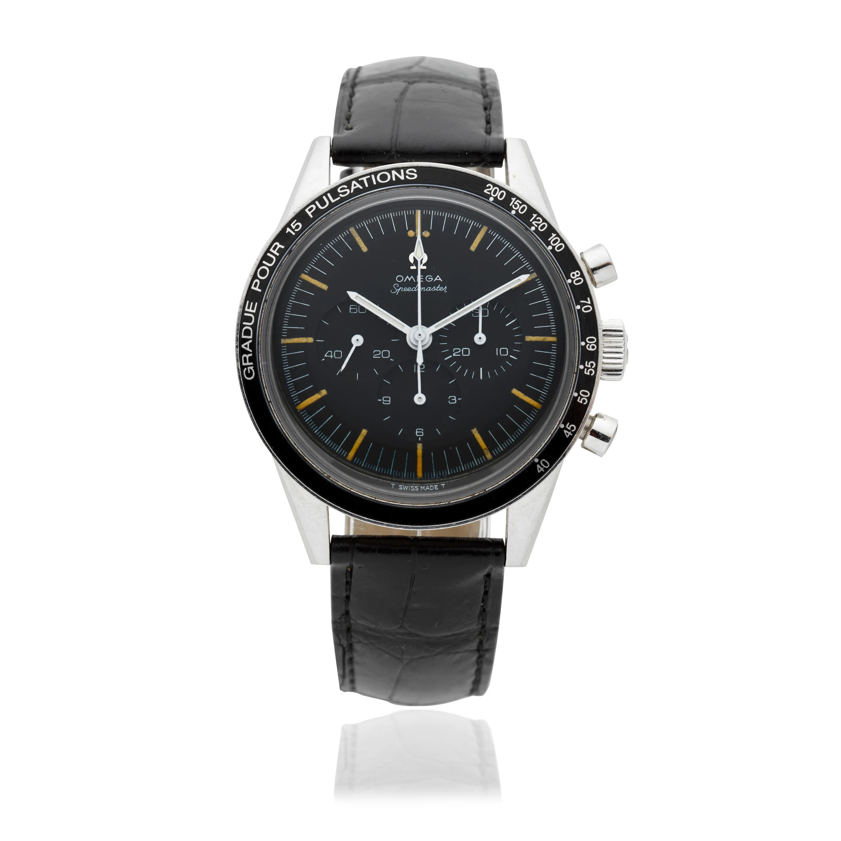 Omega Speedmaster ST 105.003-65 39mm Stainless steel Black