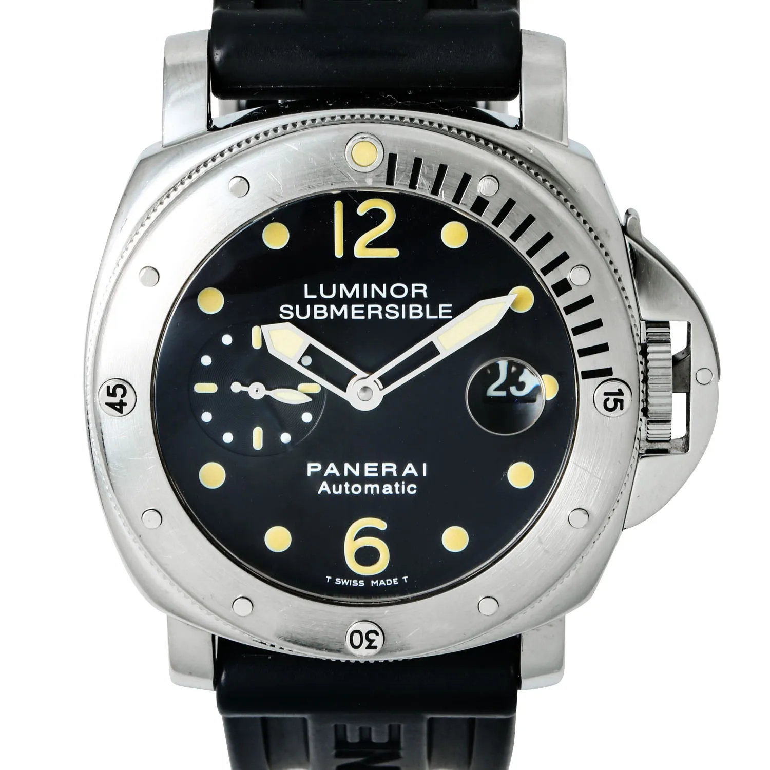 Panerai Submersible PAM 00024 44mm Stainless steel Black