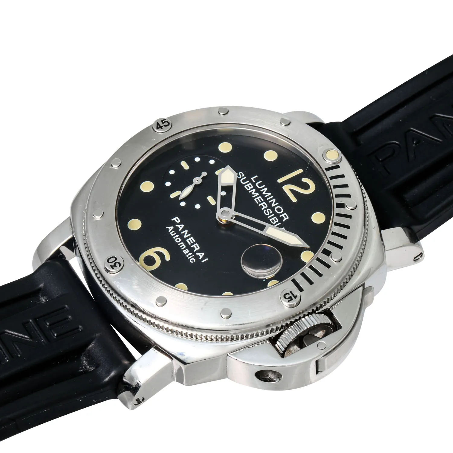 Panerai Submersible PAM 00024 44mm Stainless steel Black 4