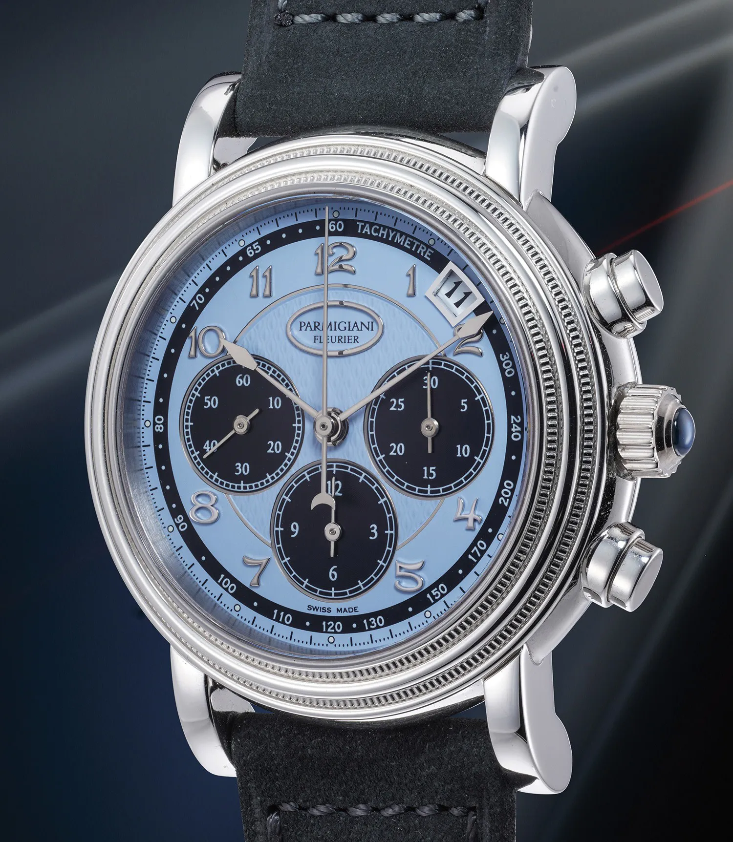 Parmigiani Fleurier Toric Chronograph PF006783 40mm Plastic Blue