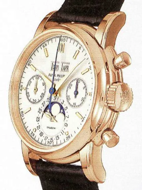 Patek Philippe 2499 37mm Rose gold Silver