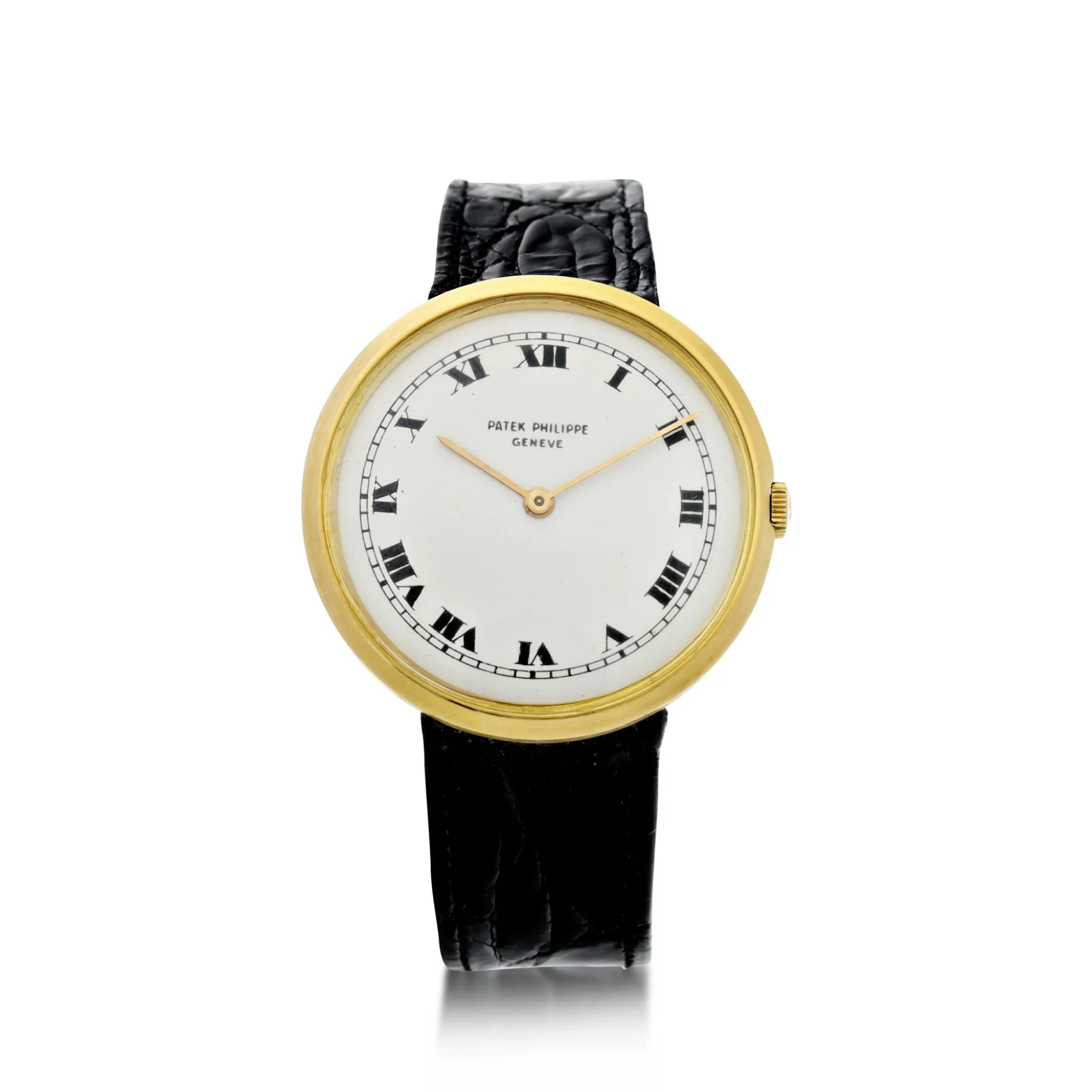 Patek Philippe Calatrava 2591 34mm Yellow gold Silver