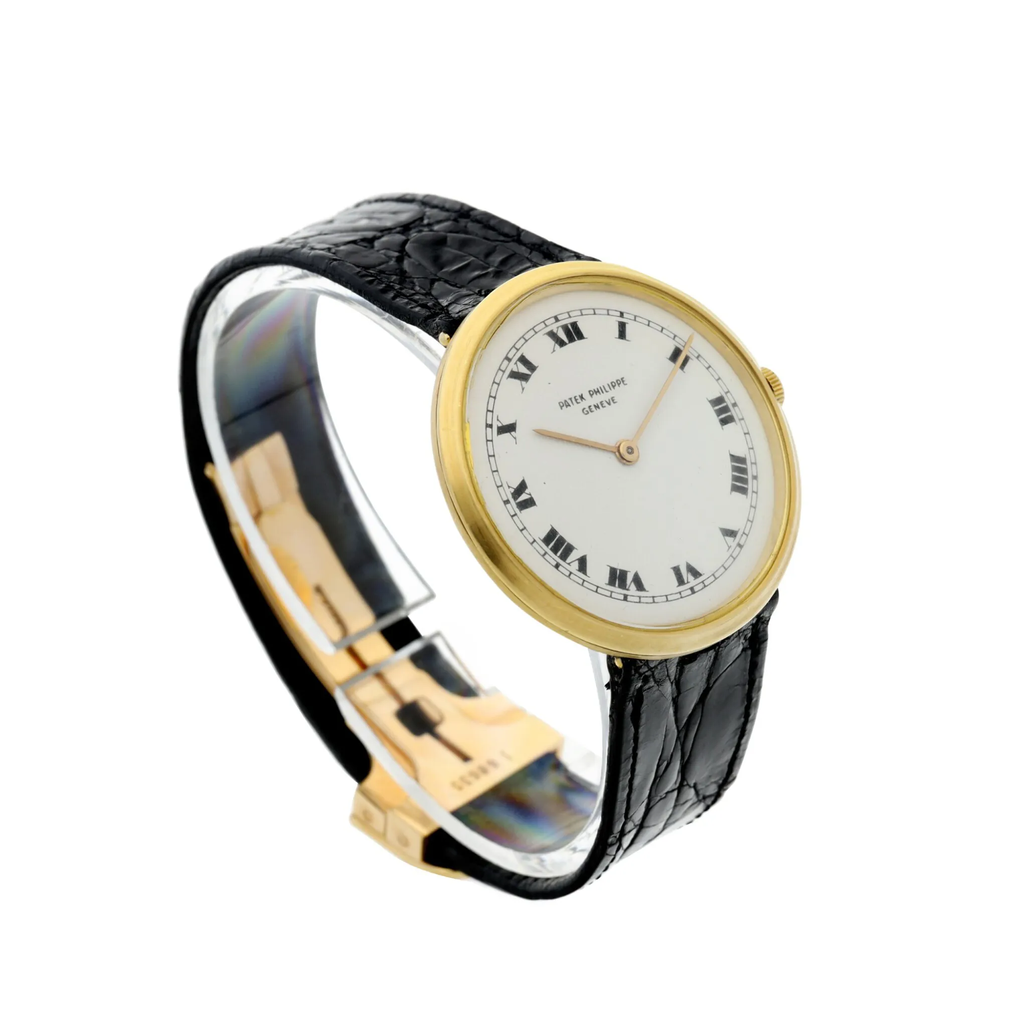 Patek Philippe Calatrava 2591 34mm Yellow gold Silver 2