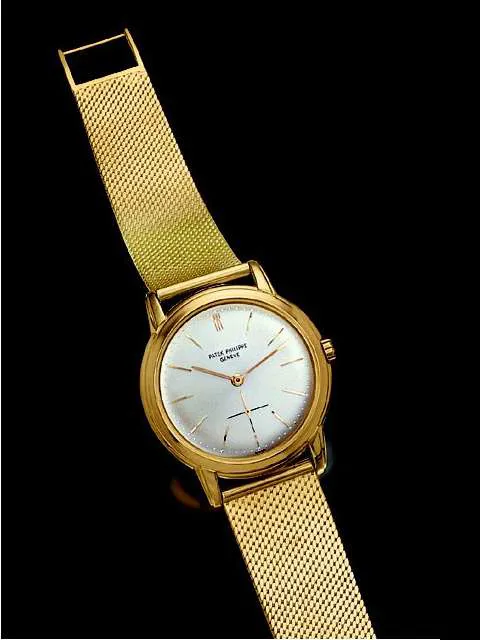 Patek Philippe 3433 36mm Yellow gold Silver