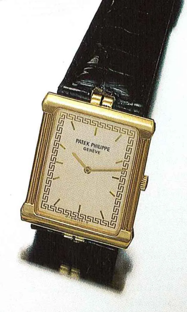 Patek Philippe Les Grecques 3775 25mm Yellow gold Silver