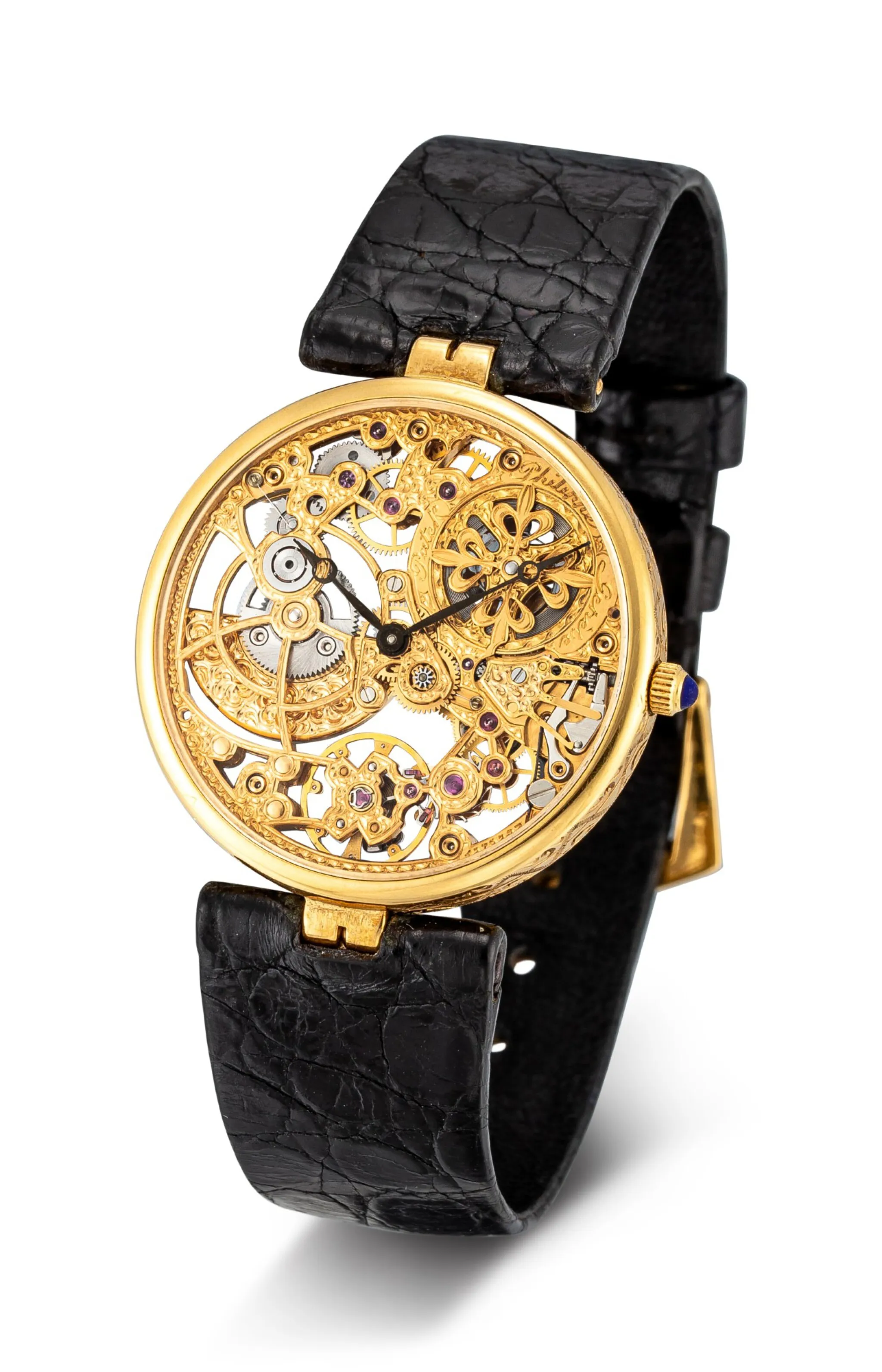 Patek Philippe Calatrava 3878 30mm Yellow gold Skeletonized 1