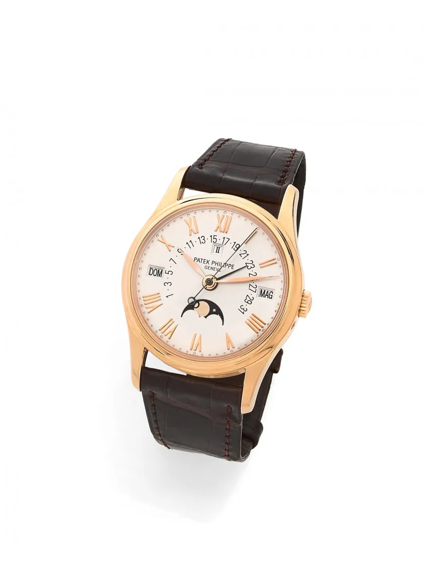 Patek Philippe 5050R 35.5mm Rose gold Silver