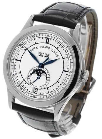 Patek Philippe Annual Calendar 5396G-001 38.5mm White gold Silver