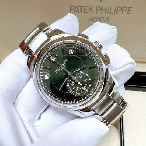 Patek Philippe Annual Calendar Chronograph 5905/1A-001 42mm Stainless steel Green