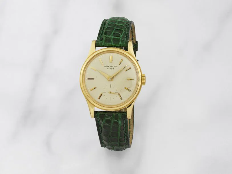 Patek Philippe Calatrava 2509 35mm Yellow gold Cream