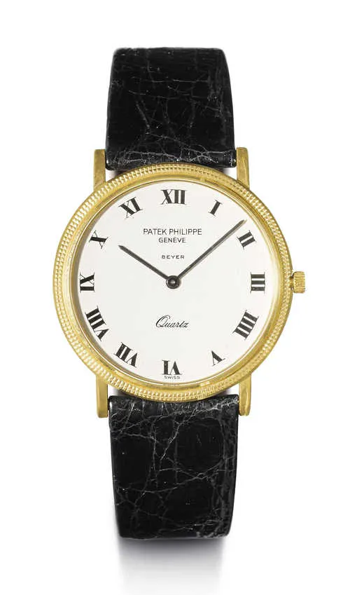 Patek Philippe Calatrava 3744 33mm Yellow gold White