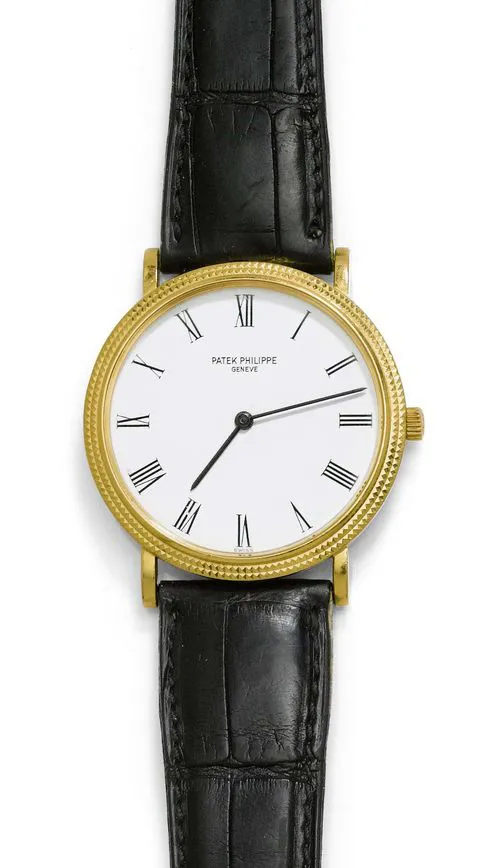 Patek Philippe Calatrava 3954 33mm Yellow gold Enamel