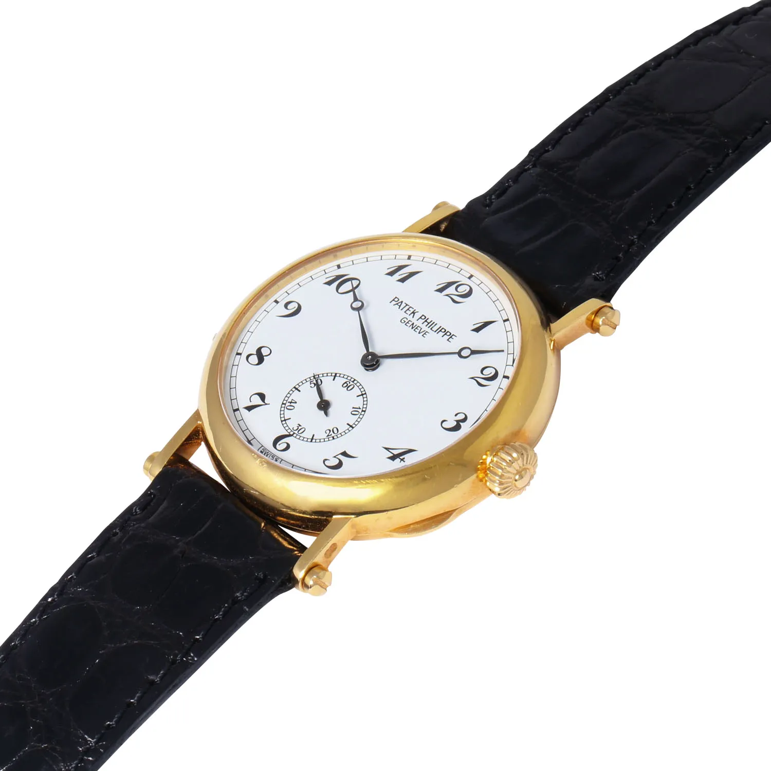 Patek Philippe Calatrava 3960 32mm Yellow gold White 4