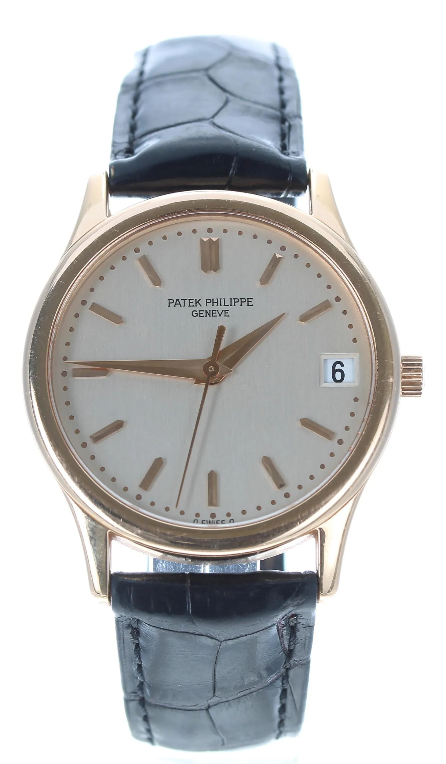 Patek Philippe Calatrava 3998R 34mm Rose gold Silver