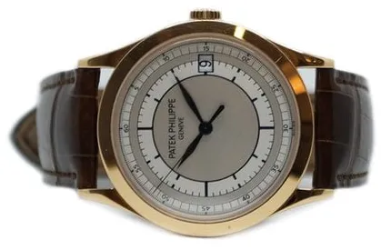 Patek Philippe Calatrava 5296R-001 38mm Rose gold Silver