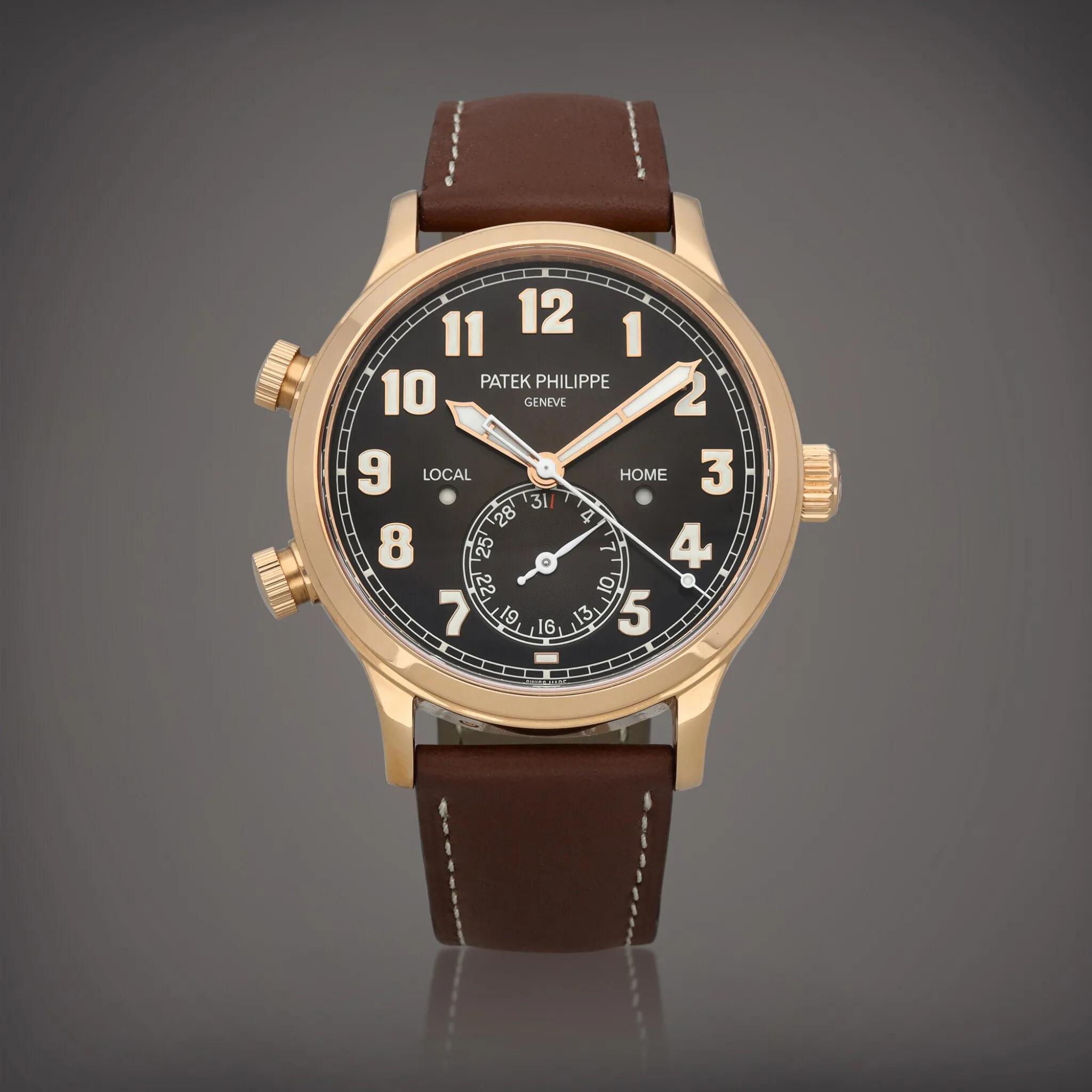 Patek Philippe Calatrava 5524R-001 42mm Rose gold Brown