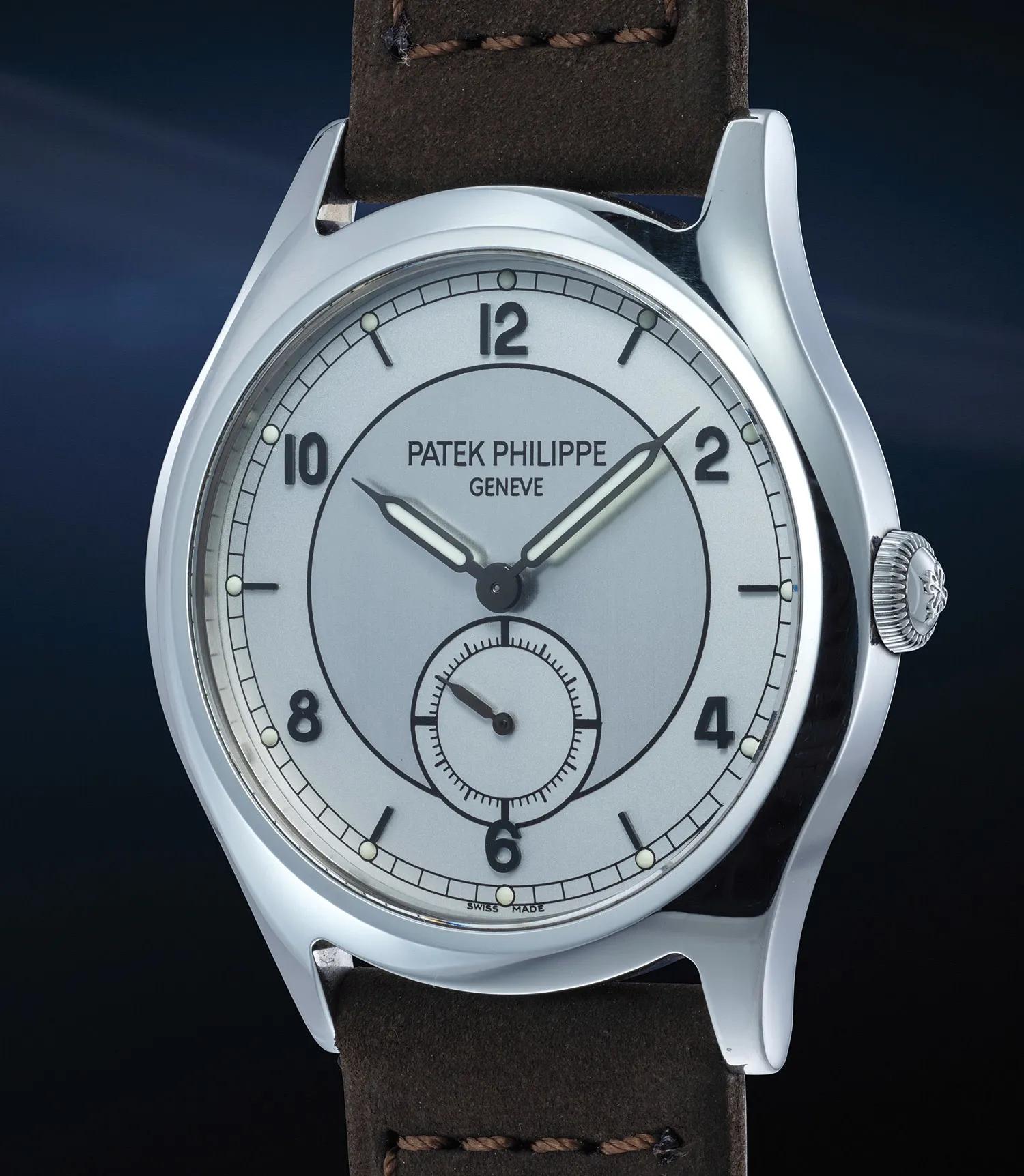 Patek Philippe Calatrava 5565 36mm Stainless steel Two-tones silvered