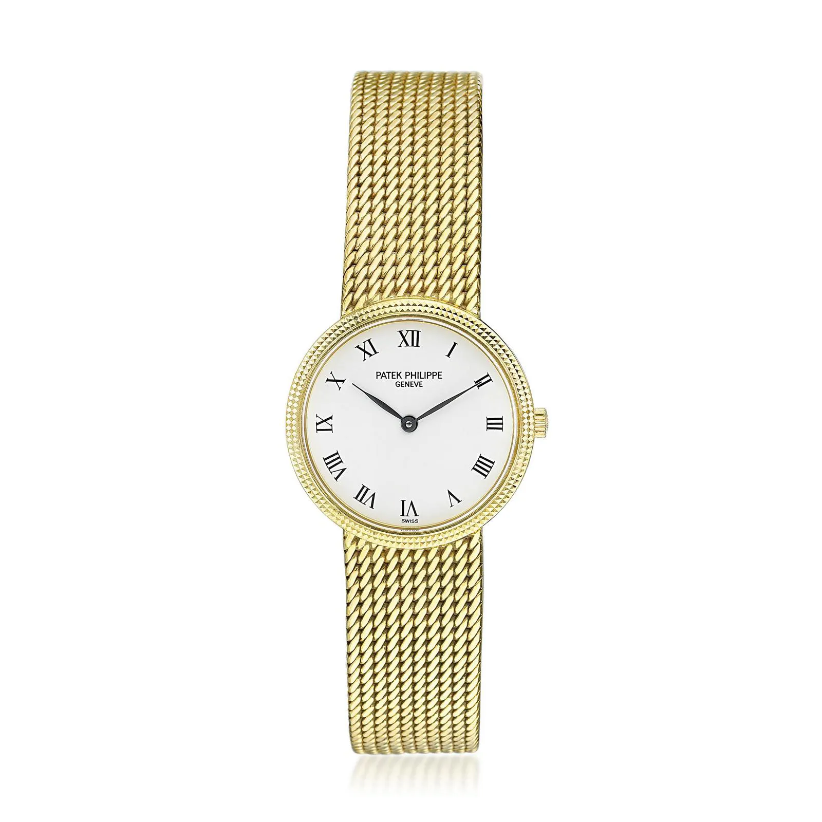 Patek Philippe Calatrava 4819/5 25mm Yellow gold Porcelain