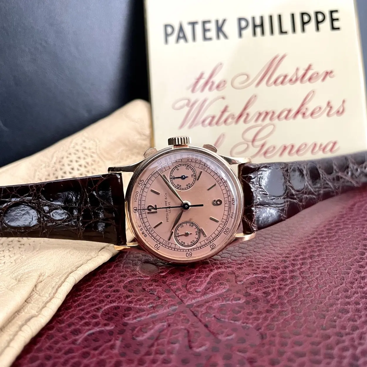 Patek Philippe Chronograph 130 33mm Rose gold Rose 16