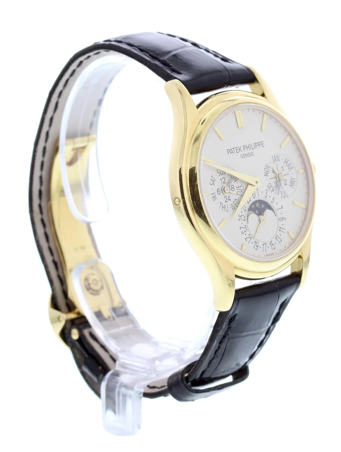 Patek Philippe Perpetual Calendar 5140J 37mm Yellow gold Champagne 2