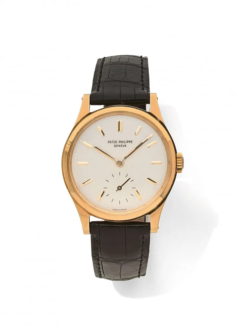 Patek Philippe Calatrava 2509 35mm Yellow gold Silver