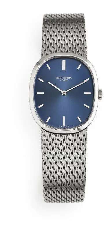 Patek Philippe Golden Ellipse 3548/1 32.5mm White gold Blue